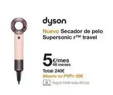Orange Dyson - nuevo secador de pelo rtm travel oferta