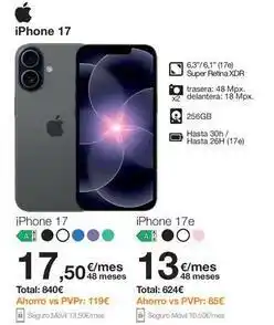 Orange Total - iphone 17 oferta