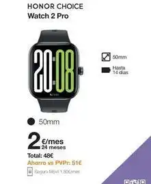 Orange Honor - watch 2 pro oferta