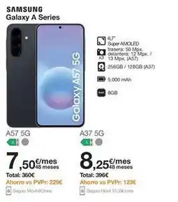 Orange Samsung - galaxy a series oferta