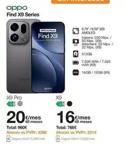 Orange Oppo - find x9 series oferta