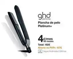 Orange Ghd - plancha de pelo platinum+ oferta