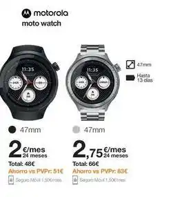 Orange Motorola - 47mm hasta oferta