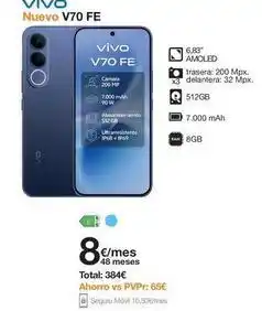 Orange Vivo cheff - nuevo v70 fe oferta