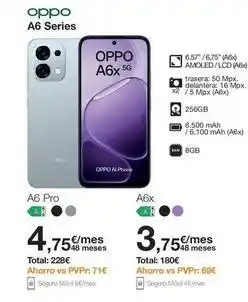 Orange Oppo - a6 series oferta