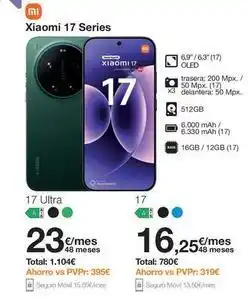 Orange Xiaomi - 17 series oferta