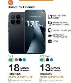 Orange Xiaomi - 17t series oferta