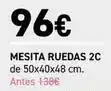 Merkamueble Mesita ruedas 2c oferta