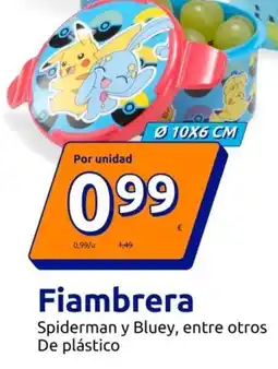 Action Spiderman - y bluey, entre otros de plástico oferta