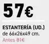 Merkamueble Estantería oferta