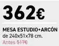 Merkamueble Mesa estudio+arcon oferta