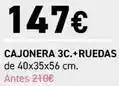 Merkamueble Cajonera 3c + ruedas oferta