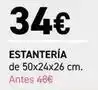 Merkamueble Estantería de 50x24x26 cm oferta