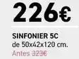 Merkamueble Sinfonier 5c de 50x42x120 cm oferta