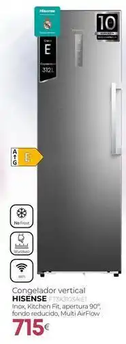 Tien 21 Hisense - congelador vertical oferta