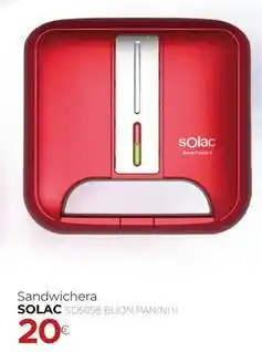 Tien 21 Solac - sandwichera sd5058 buon panini ii oferta
