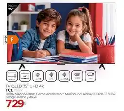 Tien 21 Tcl - tv qled 75 uhd 4k oferta