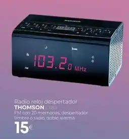 Tien 21 Thomson - radio reloj despertador oferta