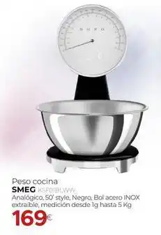 Tien 21 Smeg - peso cocina oferta