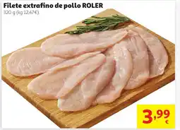 Alcampo ROLER Filete extrafino de pollo oferta