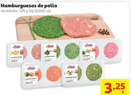 Alcampo Hamburguesas de pollo oferta