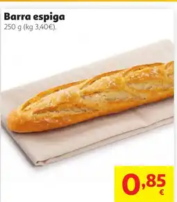 Alcampo Barra espiga oferta