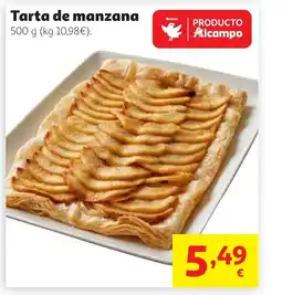 Alcampo Tarta de manzana oferta