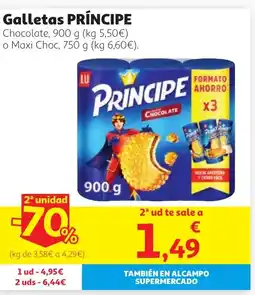 Alcampo PRÍNCIPE Galletas oferta