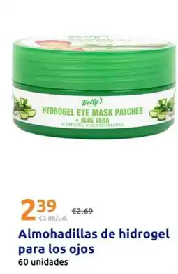 Action Betty's - almohadillas de hidrogel para los ojos oferta