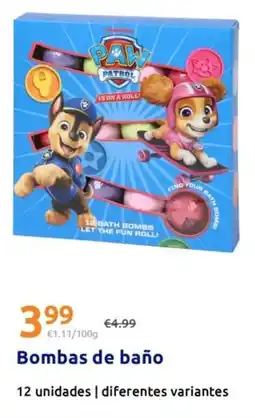Action Bombas de bano oferta