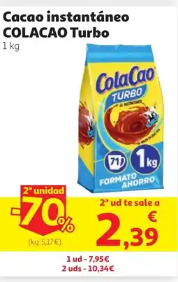 Alcampo COLACAO Cacao instantáneo oferta