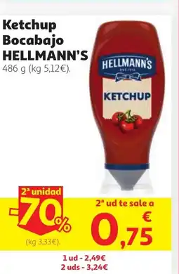 Alcampo HELLMANN'S Ketchup Bocabajo oferta
