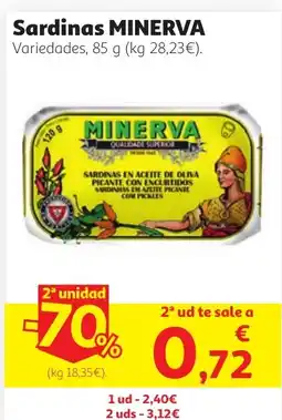 Alcampo MINERVA Sardinas oferta
