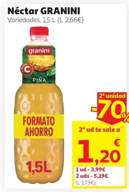 Alcampo GRANINI Néctar oferta