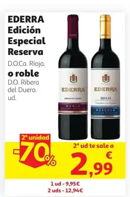 Alcampo EDERRA Edición Especial Reserva oferta
