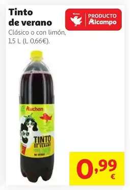 Alcampo Tinto de verano oferta