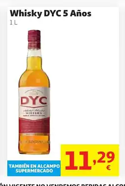Alcampo DYC Whisky 5 Años oferta