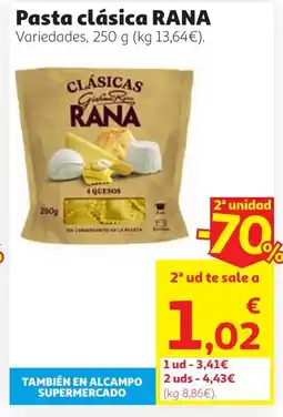 Alcampo RANA Pasta clásica oferta