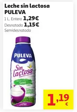 Alcampo PULEVA Leche sin lactosa oferta