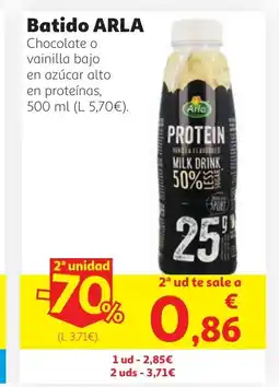 Alcampo ARLA Batido oferta