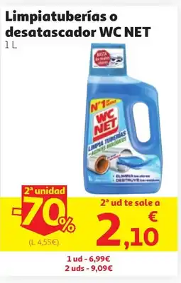 Alcampo WC NET Limpiatuberías o desatascador oferta
