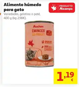 Alcampo Alimento húmedo para gato oferta