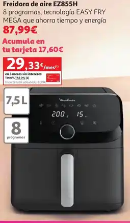 Alcampo Freidora de aire EZ855H oferta