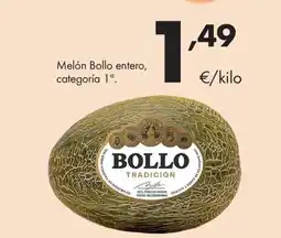 Supermercados Lupa Melon bollo entero oferta