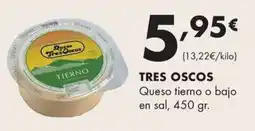 Supermercados Lupa Tres Oscos Queso tierno o bajo en sal oferta