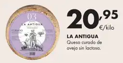 Supermercados Lupa La Antigua Queso curado de oveja sin lactosa oferta