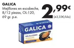 Supermercados Lupa Galica mejillones en escabeche oferta
