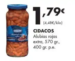 Supermercados Lupa Cidacos alubias rojas extra oferta