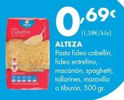 Supermercados Lupa Alteza pasta fideo cabellin, fideo entrefino, macarrón, spaghetti, tallarines, maravilla o tiburón oferta