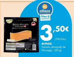 Supermercados Lupa Alteza Salmón ahumado de Noruega oferta